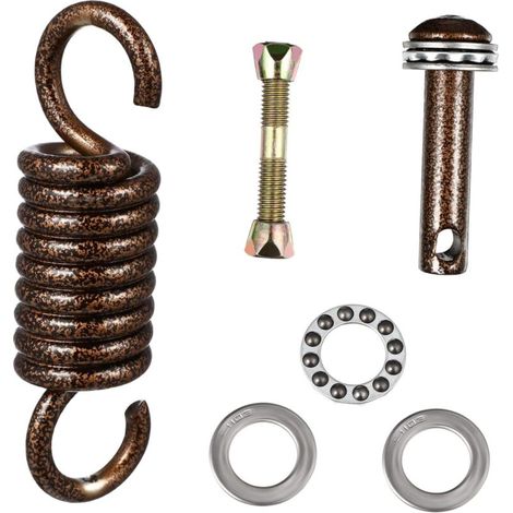 Heavy Duty Hanging Hammock Chair Kit Alloy Hanging Hammock Set Swing Seat Hanging Hardware Parts Hammock Spring Hainging Hook Patio Hanging Chair Accessories for (1/5)