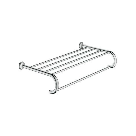 PORTA SALVIETTE CON MENSOLA ESSENTIALS AUTHENTIC- Cromo- GROHE- pezzi 1