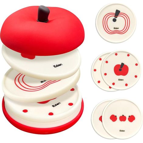 Sous-verres en silicone drôles et anti-dérapants - Lot de 5 pour boissons chaudes ou froides - Déco bureau, maison, cadeau maison