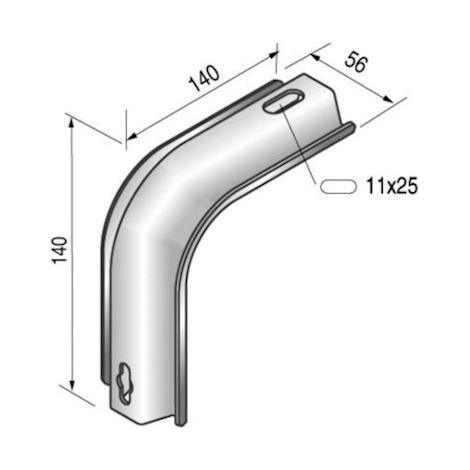 Contreventement UFCO SZ série S100U supportage moyen universel (à l'unité) TOLMEGA 747040