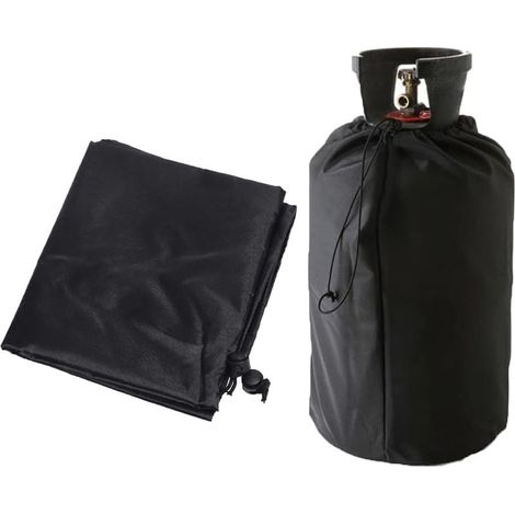 Housse de réservoir de propane anti-UV Oxford pour bouteille de gaz - Accessoires pour jardin extérieur - Imperméable et coupe-vent Avec cordon de serrage (1/5)