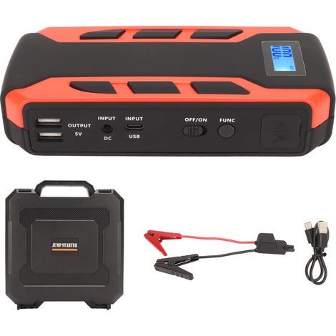 Convient aux démarreurs de secours pour batteries de voiture à LED, aux démarreurs de secours portables à protection multiple, avec fonction de charge rapide, et aux boosters de batterie compacts 12V (1/2)