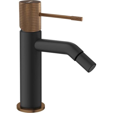 Sapho Solaris - Miscelatore per bidet, nero opaco/rame opaco WD003PG (1/2)