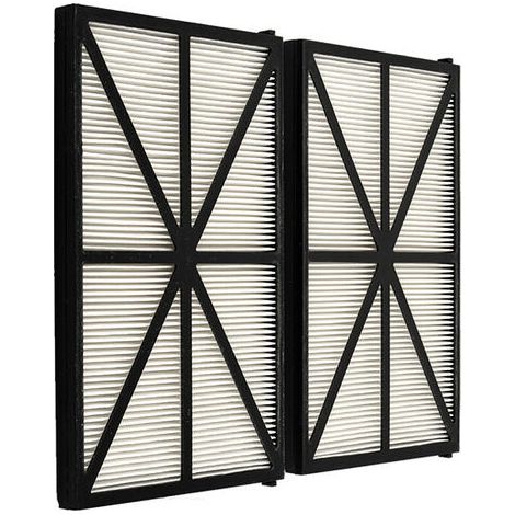 Juego de 2 paneles de filtro para robot Tiger Shark - RCX70101PAK2 - Negro