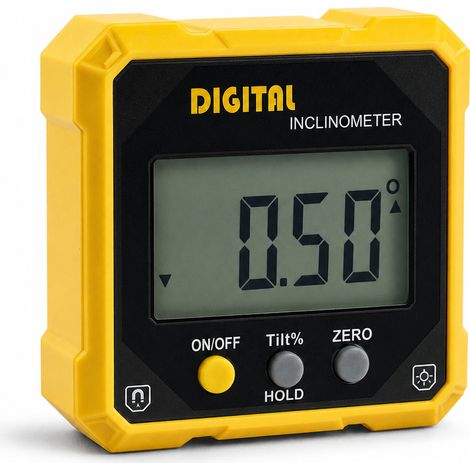 Inclinomètre Numérique LCD IP54 4 x 90° pour Bricolage 58 mm (1/5)
