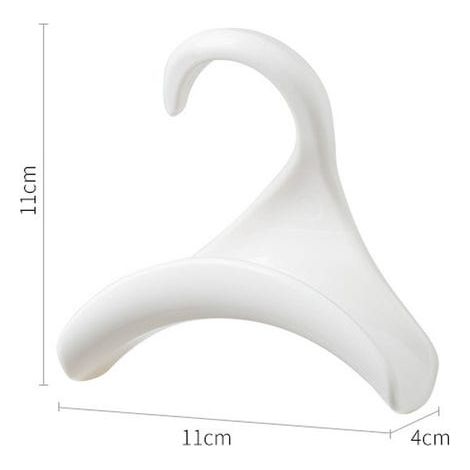 Set di 10 ganci per borse, ganci per borse, ganci per borse da armadio, ganci per borse, bianco, 11 x 11 x 4 cm (1/4)