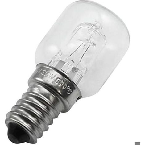 Ampoule de Four Ampoule halogène E14 résistante aux hautes températures, 500 degrés, 25 W, pour four (1/5)