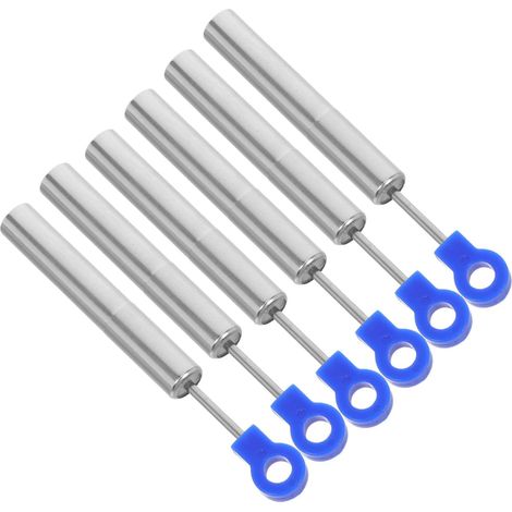 6 Amortisseurs, fermeture douce, bleu, pour couvercle de poubelle (1/5)