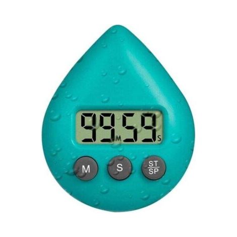 Minuterie de Douche Silencieuse et Sans Tic-, XU, NuméRique éTanche, Mignonne Petite Taille Verte - (1/4)