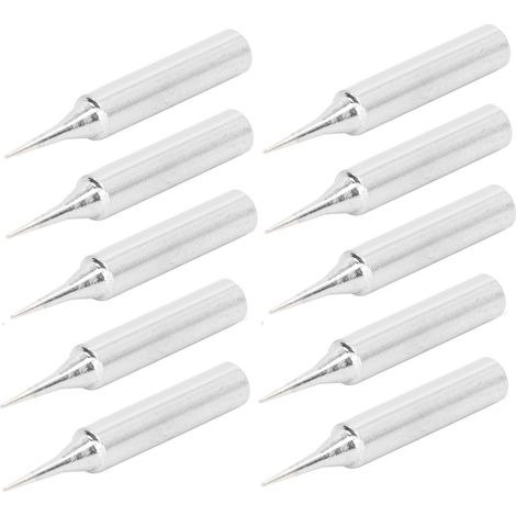 Lot de 10 Pointes Fer à Souder Station Soudure Remplacement Chauffage Interne Type I Pointe Fine Universel (1/5)