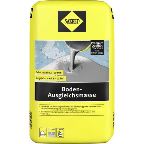 SAKRET Boden-Ausgleichsmasse 20 kg Sack grau Nivelliermasse