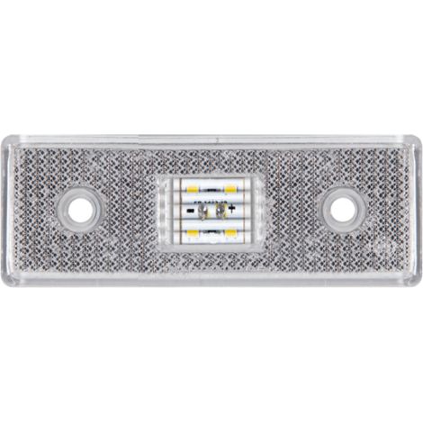 LED Seitenmarkierungsleuchte 4 LED 12-24V 109mm, weiß Farbe