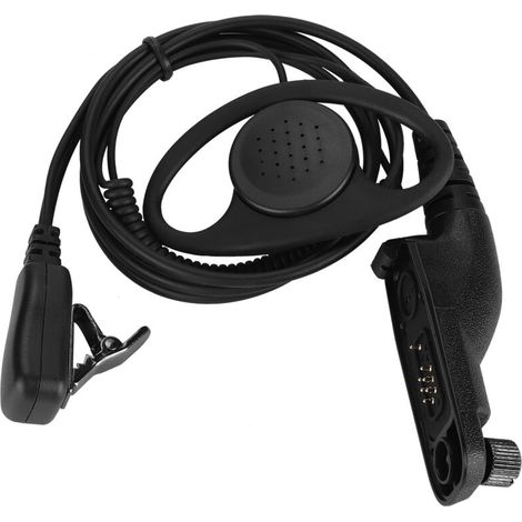 Accroche-oreille PTT avec micro pour Motorola XPR 6300 6350 6550 6580 7550 P8200 8268D, type D (1/5)