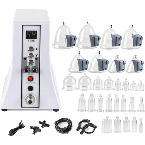 Apparecchio per terapia a ventosa, coppette per il rimodellamento del corpo, design compatto, come da foto, spina europea 220V-240V (1/2)