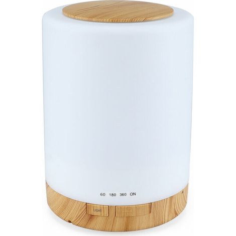 Diffuseur d'huiles essentielles - Humidificateur diffuseur d'armes 300 ml, diffuseur d'air anionique avec 7 lumières LED colorées, diffuseur d'aromathérapie ultrasonique silencieux avec brume frache, (1/5)