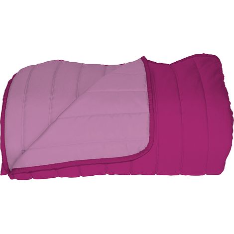 Trapuntino estivo bicolore made in Italy 3 misure 25 colori trapunta leggera Fuxia/Rosa - 1 Piazza (1/2)