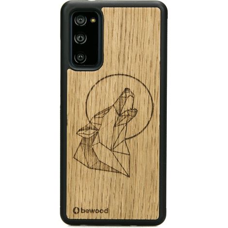 Holzhülle für Samsung Galaxy S20 FE, Wolf-Eiche (1/3)