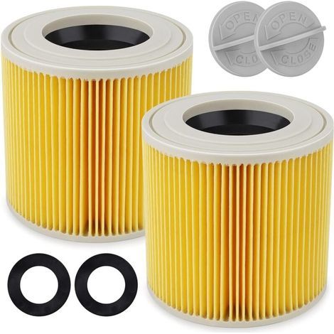 Patronenfilter für Kärcher WD2/WD3 Staubsauger – Effizienter Ersatz für die Modelle WD 2200, 2250, 3300 M, 3500 P – Optimale Filtration (1/5)