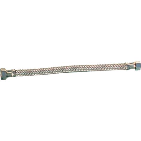 "FLESSIBILE IN ACCIAIO INOX F3/8"""" X 3/8""""F 20 cm"