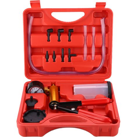 Pompe à Vide pour Purge de Freins - Kit de Test et Purge pour Voiture et Moto