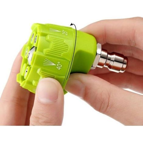 Buse Haute Pression - 3000 Psi - 1/4 Pouces - Rotative 360° - Pour Nettoyage Voiture Jardin Maison - Lot De 1 (1/5)