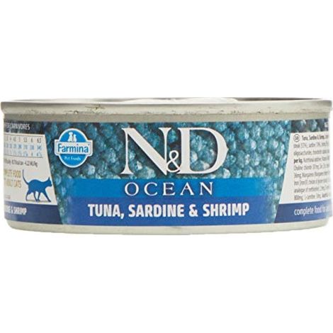 OCEAN BAR & SARDINE & SHRIM CAT ADULT (0,08 KG) FARMINA PND080141