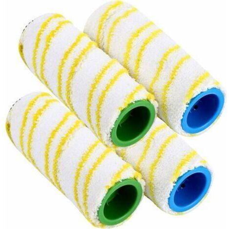 Convient pour Karcher FC7 FC5 FC3D FC3, rouleaux de remplacement (4 pièces jaunes) (1/5)