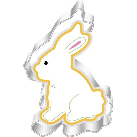 Emporte-pièce En Acier Inoxydable Forme Lapin Carotte Œuf De Pâques Pour Pâtisserie Et Sandwichs 6 Pièces (1/5)
