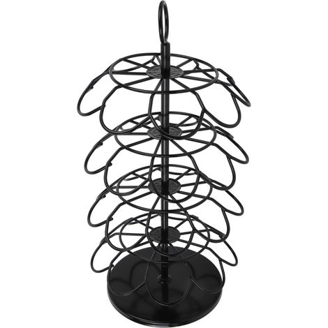 Porte-capsules de café en fer, amovible et rotatif, pour 36 capsules, idéal pour la maison, un café ou un bureau. (1/5)