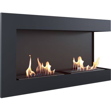 Chimenea de bioetanol DELTA esquina derecha 90 cm (1/5)