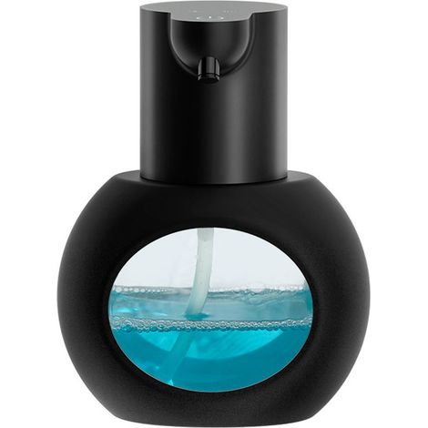 Elektrischer Seifenspender – Schwarz – 420 ml – Schäumendes Handdesinfektionsgel – Wandmontage (1/5)