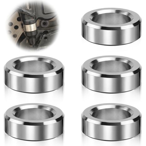5 Pièces Entretoises en Acier Inoxydable 304 Rond,8 x 12 x 4mm,Non Filetée Douille Métallique Finition Lisse Rondelle Espacement Manchon pour M8 Vis Boulons Écrous (1/5)