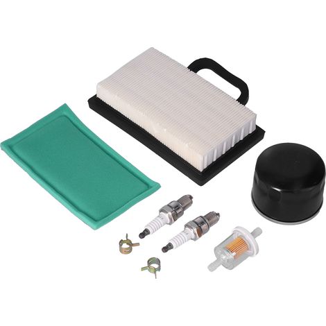 Filterset für Briggs & Stratton Intek 18-26 PS Rasenmäher: Luftfilter 698754 273638, Kraftstofffilter 691035, Ölfilter 696854 (Zündkerze wird in Luftpolsterfolie geschützt geliefert). (1/5)