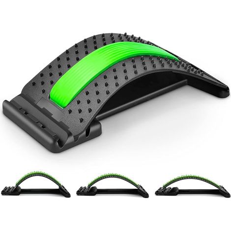Masseurs pour Le Dos,Civière Dos,Back Stretcher,étirement Soutien Lombaire,Relaxation Mate (1/5)