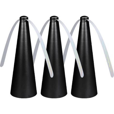 Ventilateurs Anti-Mouches Lot de 3 Électrique Répulsif à Pales Multi-Insectes Ventilateur Anti Moustique D'intérieur ou D'extérieur (1/3)