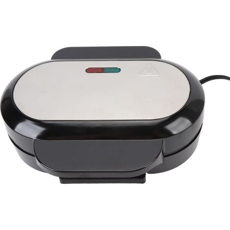 Electric breakfast machine with safe touch handle, non-stick grill for hamburgers, egg pancakes, steak, EU plug, 220V (1/5)