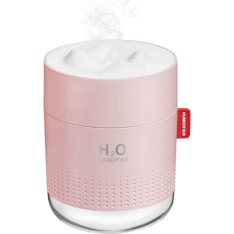 Humidificateur Mini Portable - 500 ml - Nébulisation Froide - USB - Bureau Chambre Voyage - 1 Pièce (1/5)