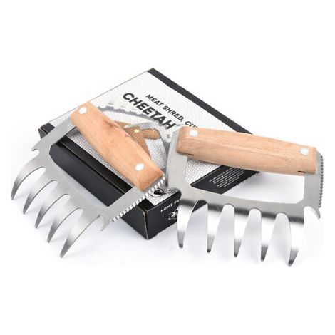 Griffes de viande uniques, déchiqueteuse de viande tirée, soulever et saisir et tirer et hacher la fourchette de barbecue (1/5)