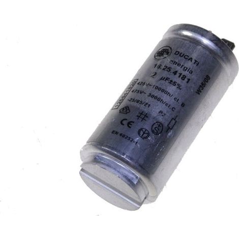 Condensateur De Demarrage 2uf 125641820 Pour SECHE LINGE