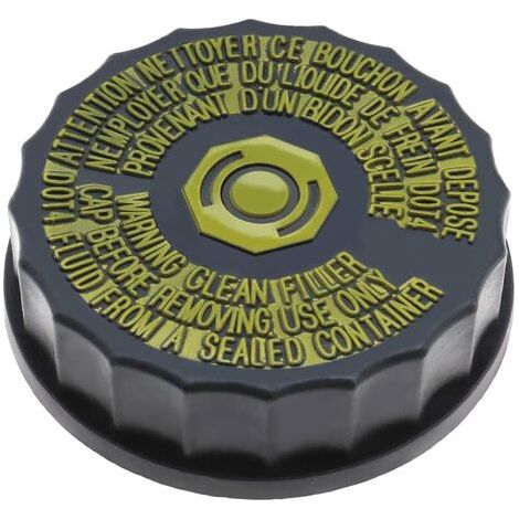Capuchon Réservoir Liquide Frein - Étanche Poussière - Compatible Peugeot 206 207 307 308 408 508 Citroën C2 C5 - 1 Pièce (1/5)