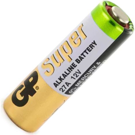 MaxTech - 5 Pile Batteria Alkaline Mn27/a27 12v Pila Alcalina 26mah Per Telecomando Maxtech - (1/2)