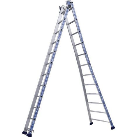 Echelle platinium transformable 2 plans 4m04 2x8 marches