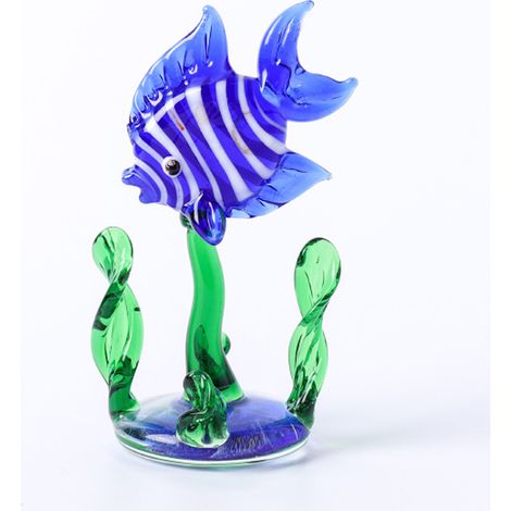 Figurines miniatures en verre soufflé à la main, aquarium, plantes aquatiques, poissons, ornements, accessoires de décoration, cadeau (1/5)