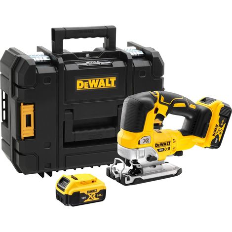 DeWALT DCS334P2-QW SEGHETTO ALTERNATIVO IMPUGNATURA A STAFFA 18V BATTERIE XR (1/4)