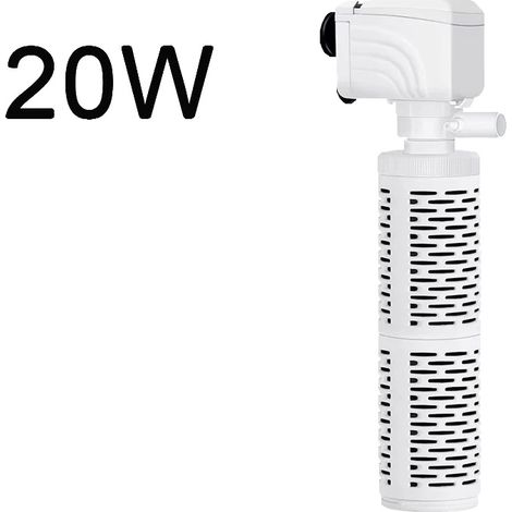 Pompe de Filtre pour Aquarium, Fonctionnement Multifonctionnel, Design Compact, 20W Type rond, 220v-g (1/2)
