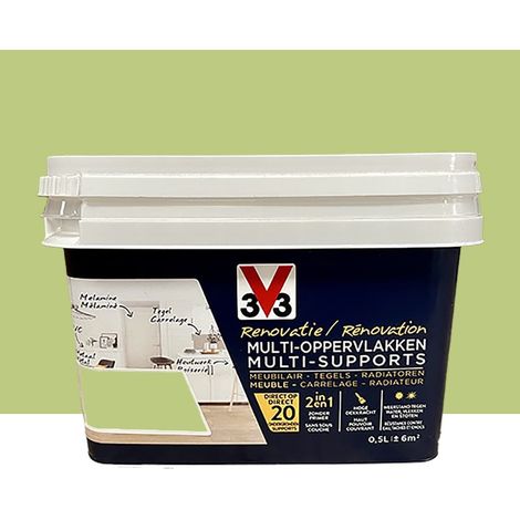 Peinture V33 Rénovation Multi-Supports Vert mousse 0,5 L