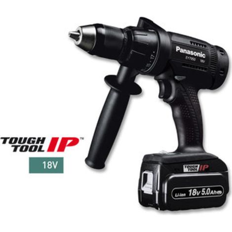 Perceuse à percussion sans fil EY7950LJ2S PANASONIC (2 x Batteries) (1/3)