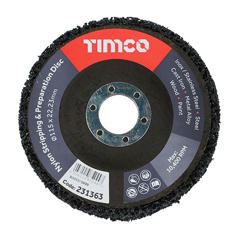 TIMCO Nylon Stripping & Preparation Disc - 115 x 22.23