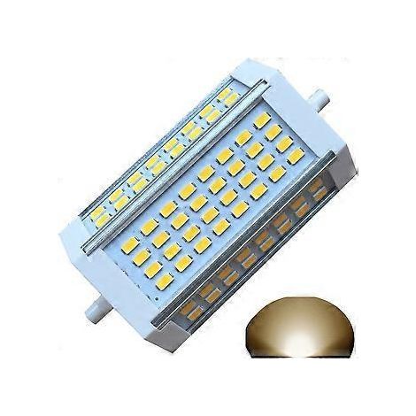 30W R7s Dimmbare 118MM LED-Lampe Warmweiß 2800K J118 Doppelseitiger Fluter 3000lm Entspricht einer 300W Halogenlampe für Zuhause, Wohnzimmer, Balkon, O
