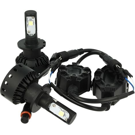 Kit Full Led Canbus Lampada D2S D2R 40W 12V 24V Con Cree XHP50 Dissipatore Ventola (1/3)